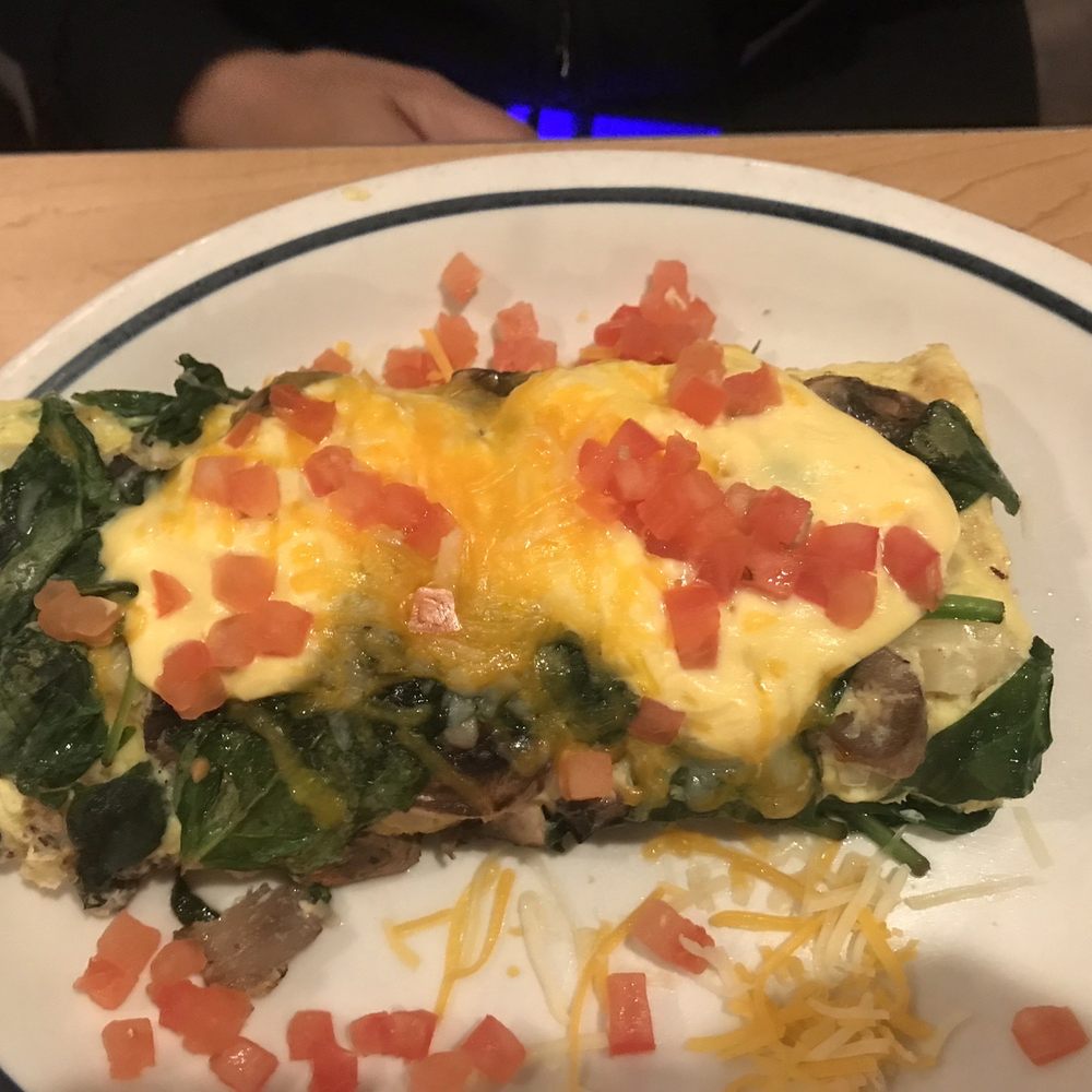IHOP - Spinach omelette (with hash browns - not pictured) - Breakfast & Brunch Near Me - Kahului, Hawaii