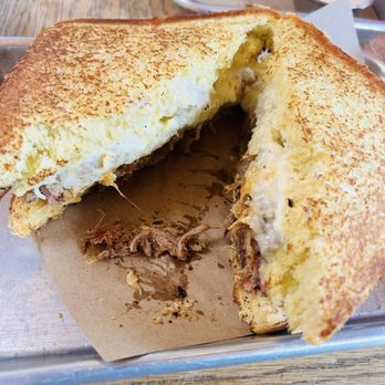 Heads And Tails Barbecue - The Brisket Melt with the Onion Jam was delicious. - Barbeque Near Me - Berkeley, California