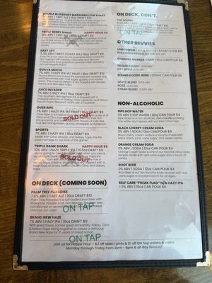 Menu photo 6 Great Notion Brewing - Ballard Seattle, WA