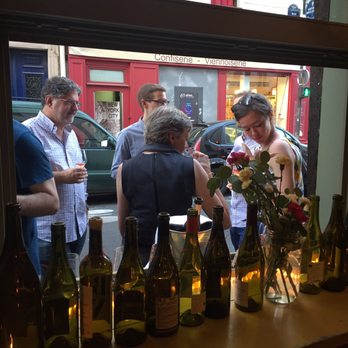 La Cave du Septime - Crowd drinking on the sidewalk on a hot Paris night - Tapas Bars Near Me - Paris, 75 La Cave du Septime - Crowd drinking on the sidewalk on a hot Paris night - Tapas Bars Near Me - Paris, 75