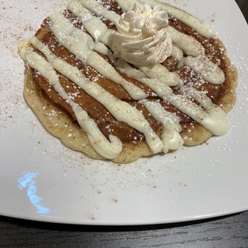 Stacked Pancake & Breakfast House - Single Cinnabun pancake - Breakfast & Brunch Near Me - Toronto, Ontario Stacked Pancake & Breakfast House - Single Cinnabun pancake - Breakfast & Brunch Near Me - Toronto, Ontario