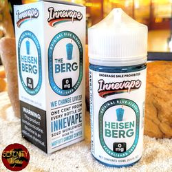 Serenity Vape - Innevape Heisenberg vape juice is available in nicotine strengths of 0, 3, 6, 25, and 50 mg/mL.