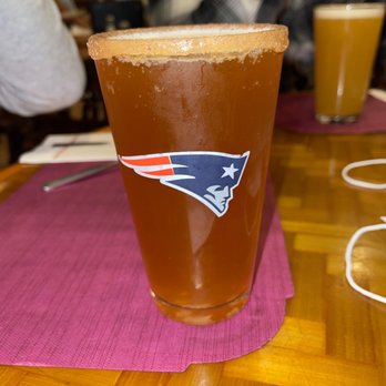 Red Rose - Pumpkin head beer-Patriots style - Pizza Near Me - Springfield, Massachusetts