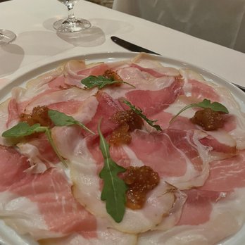 Babbo - Culatello di zibello dop with apple mostarda and arugula - Italian Near Me - New York, New York