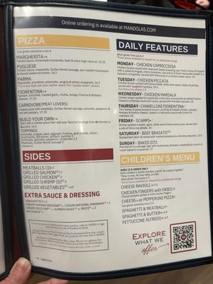 Menu photo 5 Mandola's Italian Kitchen Maitland, FL Menu photo 5 Mandola's Italian Kitchen Maitland, FL