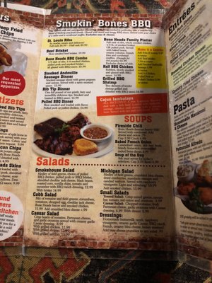 Menu photo 2 Bone Heads Bar-B-Que Willis, MI