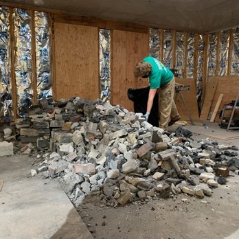 Busby Junk Removal - Getting our concrete work out in today - Junk Removal & Hauling Near Me