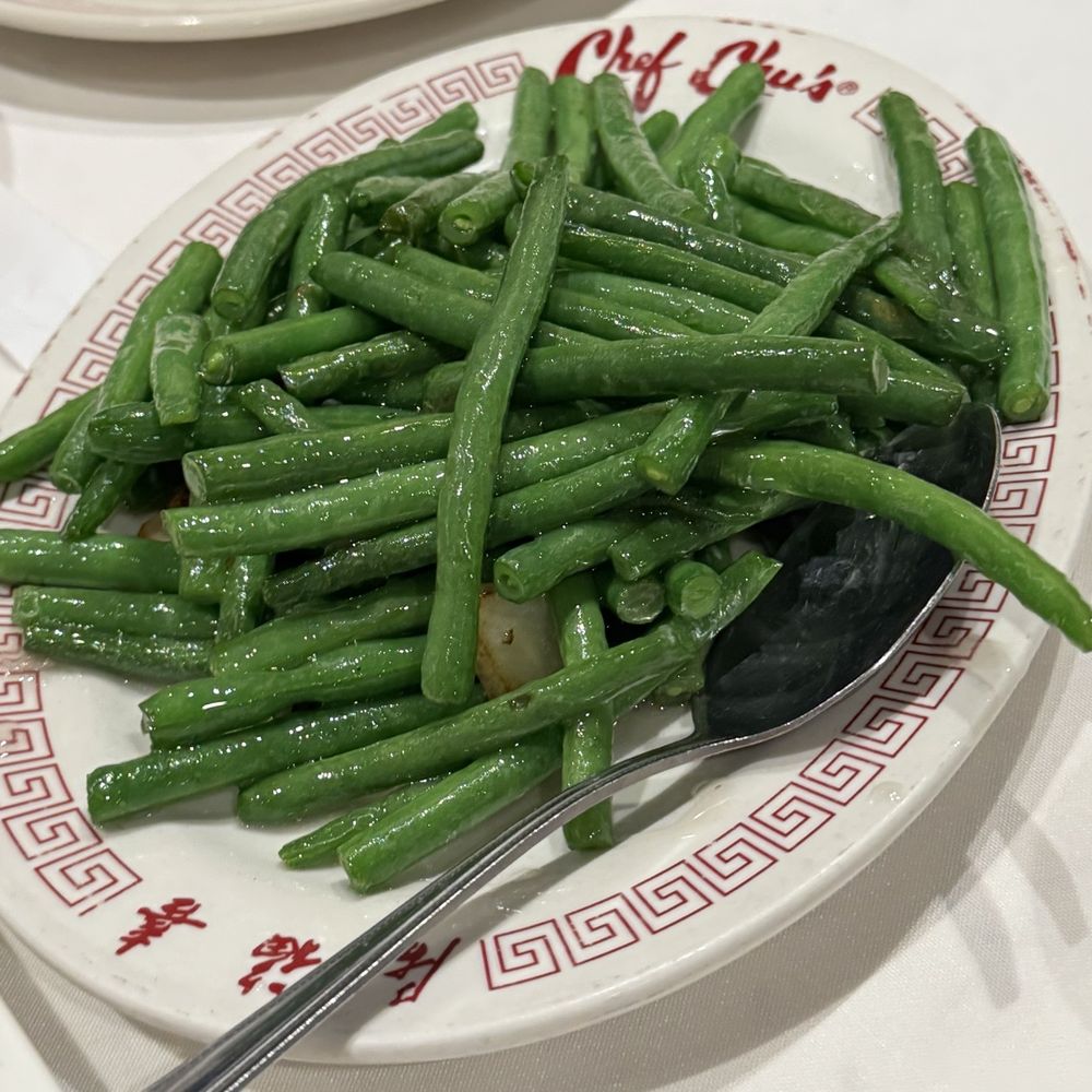 Chef Chu's - Garlic String Beans - Chinese Near Me - Los Altos, California