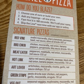 Blaze Pizza - Menu 11/2019 - Pizza Near Me - San Francisco, California Blaze Pizza - Menu 11/2019 - Pizza Near Me - San Francisco, California