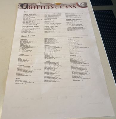 Menu photo 3 The Brass Tap Reno, NV