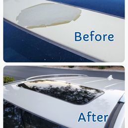 Paint repair on our Acura MDX.