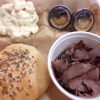 Anchor Bar - Beef on weck to go with extra horseradish sauce. Unfortunately don't recommend this meal!! - Chicken Wings Near Me - Buffalo, New York