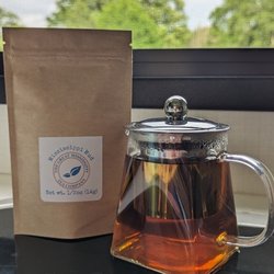The Great Mississippi Tea Company - Our new little teapot for our new obsession! We got it in the gift shop!
