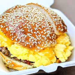 18 Mile Bakery - Huge breakfast sammiches!