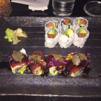 Fuji at Ink Block - 6 Piece Black Truffle Maki & 6 Piece Salmon and Avocado Maki :P so goood - Japanese Near Me - Boston, Massachusetts Fuji at Ink Block - 6 Piece Black Truffle Maki & 6 Piece Salmon and Avocado Maki :P so goood - Japanese Near Me - Boston, Massachusetts