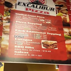 Excalibur Pizza 2