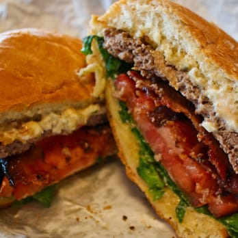 Red Mill Burgers - Bleu Cheese n' Bacon - Burgers Near Me - Seattle, Washington Red Mill Burgers - Bleu Cheese n' Bacon - Burgers Near Me - Seattle, Washington