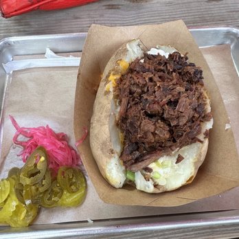 Brookstreet Bar-B-Que - Stuffed Baked Potato Chopped Beef Potato Chopped Beef Potato - Barbeque Near Me - Houston, Texas Brookstreet Bar-B-Que - Stuffed Baked Potato Chopped Beef Potato Chopped Beef Potato - Barbeque Near Me - Houston, Texas