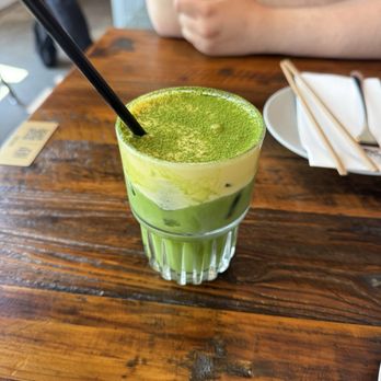 Nep Cafe - Egg Matcha Latte - Breakfast & Brunch Near Me - Fountain Valley, California