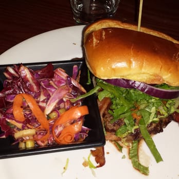 LeadBelly - Rasberry Beret with Citrus coleslaw! In the top 3 of best burgers I have tried. - New American Near Me - Lincoln, Nebraska LeadBelly - Rasberry Beret with Citrus coleslaw! In the top 3 of best burgers I have tried. - New American Near Me - Lincoln, Nebraska