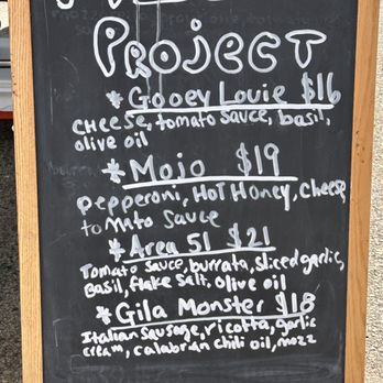 Pizza Project - Menu - Pizza Near Me - Boston, Massachusetts