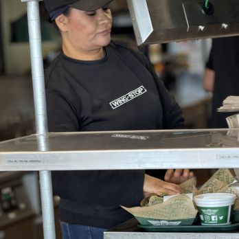 Wingstop - Serena only works on the register apparently, she has no idea what goes on in the back...right. - Chicken Wings Near Me - Peoria, Arizona Wingstop - Serena only works on the register apparently, she has no idea what goes on in the back...right. - Chicken Wings Near Me - Peoria, Arizona