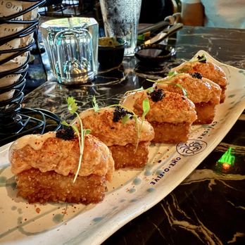 CVI.CHE 105 - Crocante Salmon Tartare* - Seafood Near Me - Miami Beach, Florida CVI.CHE 105 - Crocante Salmon Tartare* - Seafood Near Me - Miami Beach, Florida