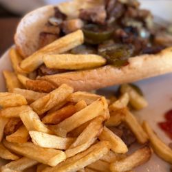 A And J's Twisted Kitchen - Best Brisket Cheese Sandwich