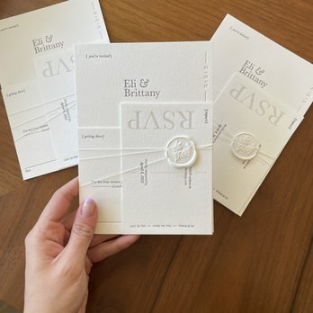 Aardvark Letterpress - My wedding invitations put together with Aardvarks help! - Printing Services Near Me - Los Angeles, California Aardvark Letterpress - My wedding invitations put together with Aardvarks help! - Printing Services Near Me - Los Angeles, California