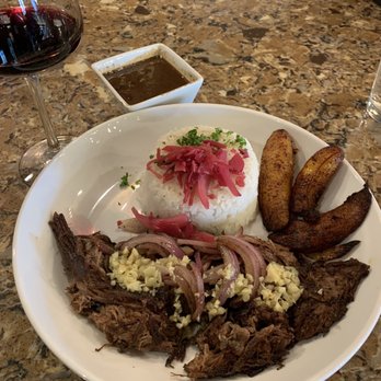 Baracoa Cuban Restaurant - Vaca Frita Black Beans, rice, and plantains. - Cuban Near Me - Palmdale, California Baracoa Cuban Restaurant - Vaca Frita Black Beans, rice, and plantains. - Cuban Near Me - Palmdale, California
