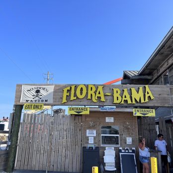 Flora-Bama Lounge, Package & Oyster Bar - Main entrance - Music Venues Near Me - Pensacola, Florida Flora-Bama Lounge, Package & Oyster Bar - Main entrance - Music Venues Near Me - Pensacola, Florida