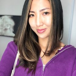 Face frame highlight & haircut