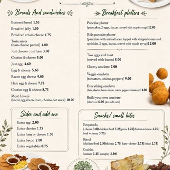Carvalho’s Bakery - breakfast menu - Bakeries Near Me - South River, New Jersey