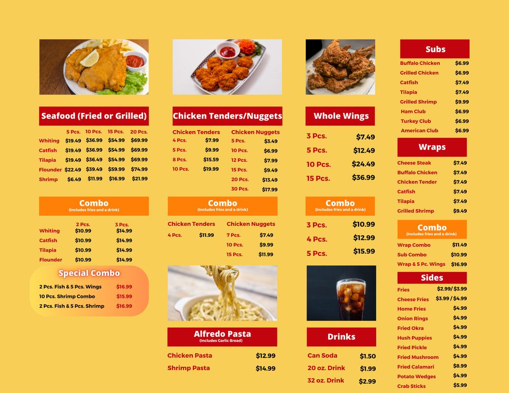 AMERICAN BEST WINGS AND SUB Updated September 2024 1505 Lynnhaven