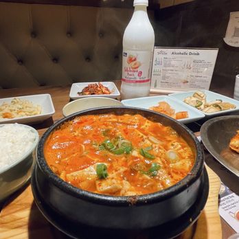 JinCook - Spicy Tofu Stew (Soondubu) - Korean Near Me - Los Angeles, California
