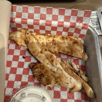 Bristol's - We ordered regular chicken tenders, but they gave us grilled... this is what they looked like. Server brought us regular tenders. - Sports Bars Near Me - Mesa, Arizona Bristol's - We ordered regular chicken tenders, but they gave us grilled... this is what they looked like. Server brought us regular tenders. - Sports Bars Near Me - Mesa, Arizona