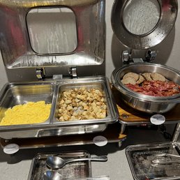 Breakfast was nice with waffles and Buffett style Breakfast was nice with waffles and Buffett style