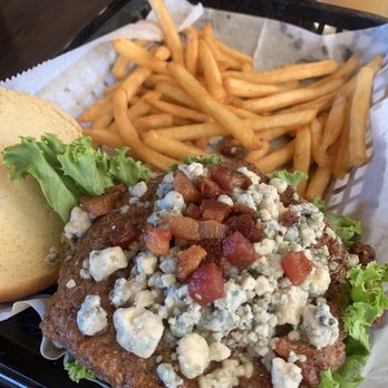 Bear Creek Restaurant - You're My Boy Bleu burger with fries - American Near Me - Brewerton, New York