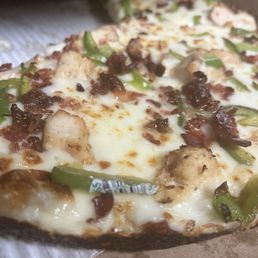 Had to cut my own pizza and there are so many stickrs