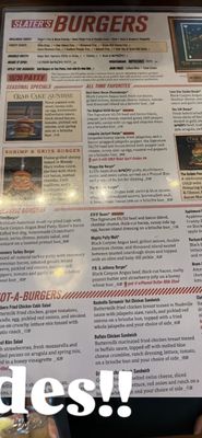 Menu photo 1 Slater's 50/50 Las Vegas, NV Menu photo 1 Slater's 50/50 Las Vegas, NV