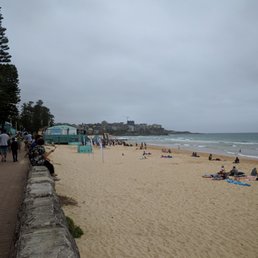 View of the surf competition