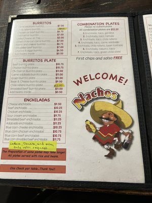 Menu photo 1 Nachos Moriarty, NM