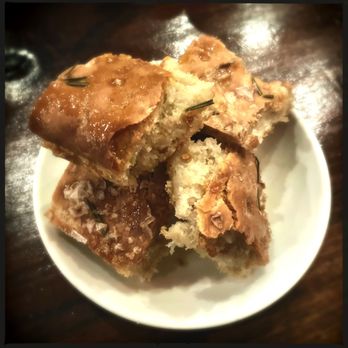 Olar Meu - Rosemary focaccia bread brushed with olive oil - Spanish Near Me - Nyack, New York Olar Meu - Rosemary focaccia bread brushed with olive oil - Spanish Near Me - Nyack, New York