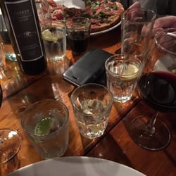 Amalfi Pizzeria Ristorante - Our busy table.