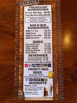 Menu photo 8 Adamson's French Dip Sunnyvale, CA Menu photo 8 Adamson's French Dip Sunnyvale, CA