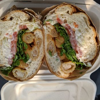 Gigi's Cafe - SHRIMP PO BOY - Breakfast & Brunch Near Me - Burlingame, California Gigi's Cafe - SHRIMP PO BOY - Breakfast & Brunch Near Me - Burlingame, California
