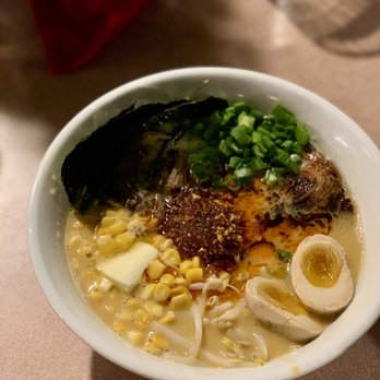 Michi Ramen - Sapporo Ramen Bowl w/ extra toppings (egg, chili) - Ramen Near Me - Austin, Texas Michi Ramen - Sapporo Ramen Bowl w/ extra toppings (egg, chili) - Ramen Near Me - Austin, Texas