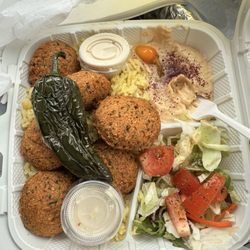 A1 Kabob - Falafel Plate (6 Pieces)