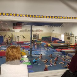 Wininger's Gymnastics & Dance - Parents viewing area on the second floor.