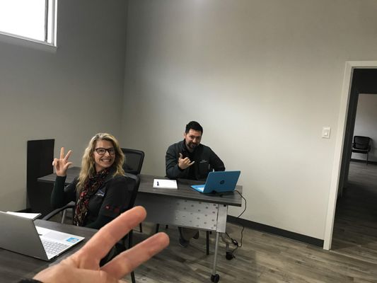 Blue Nail Roofing & Construction Logo